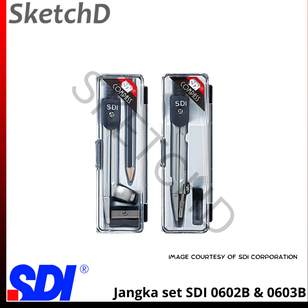 

Jangka Set SDI 0602B / 0603B - Compass Set SDI