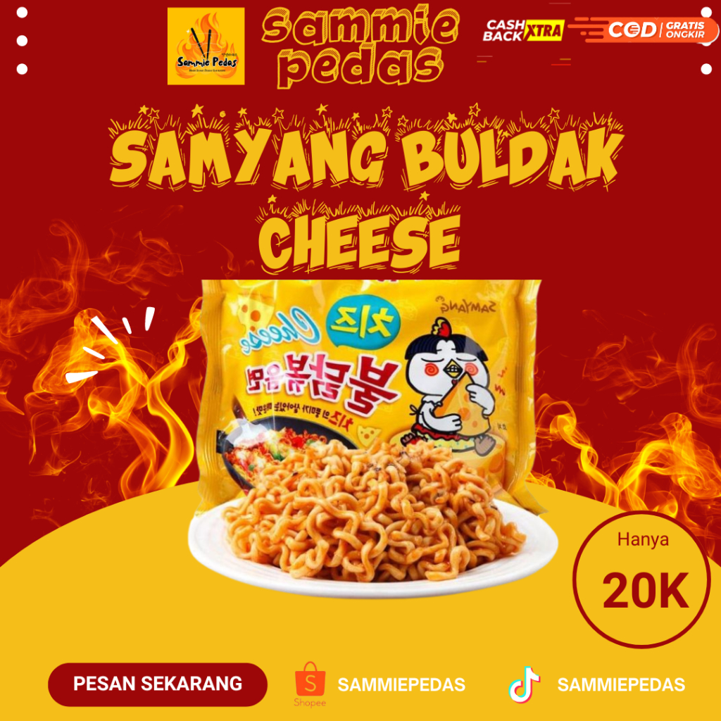 

Mie Samyang Buldak Cheese 100% Halal Rasanya Mirip Nissin Hot Cheese