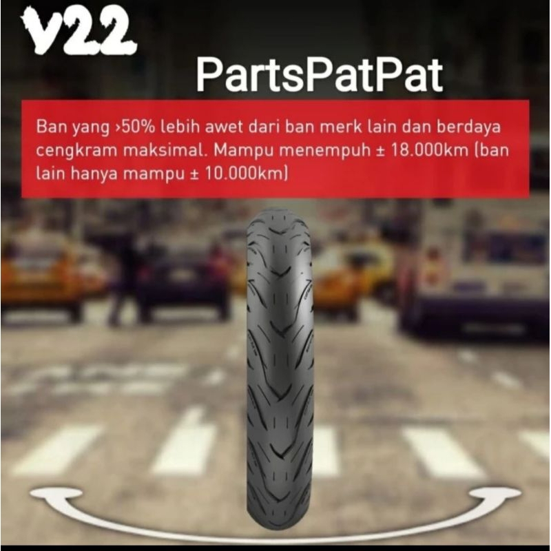 BAN CORSA TUBELESS MOTOR MATIC RING 14 90/90-14 909014  TL
