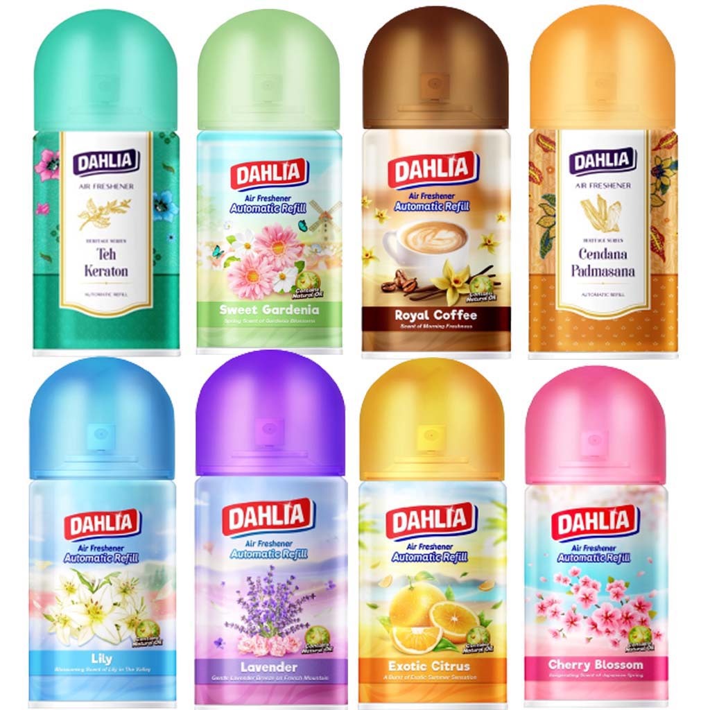 DAHLIA AIR REFRESHNER AUTOMATIC REFILL / pengharum ruangan