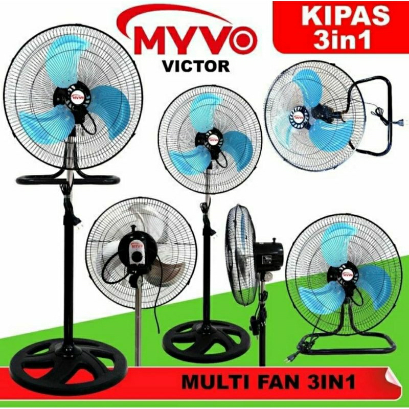 KIPAS ANGIN BERDIRI 18" MYVO MSF-18 KIPAS ANGIN 3IN1 KIPAS STAND FAN MYVO