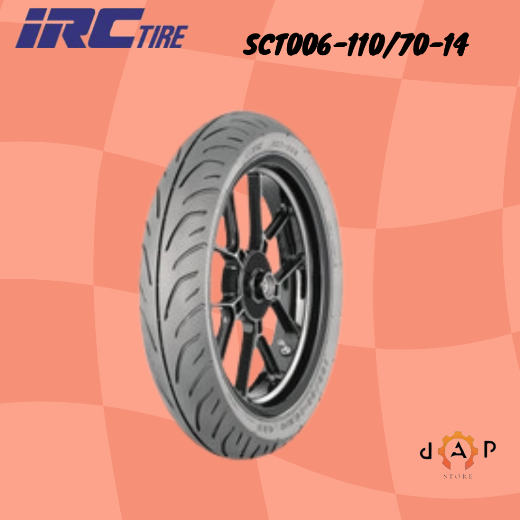 BAN MOTOR MATIC RING 14 // IRC SCT-006 110/70-14 TUBELESS // BAN MOTOR VARIO 150, VARIO 160, PCX