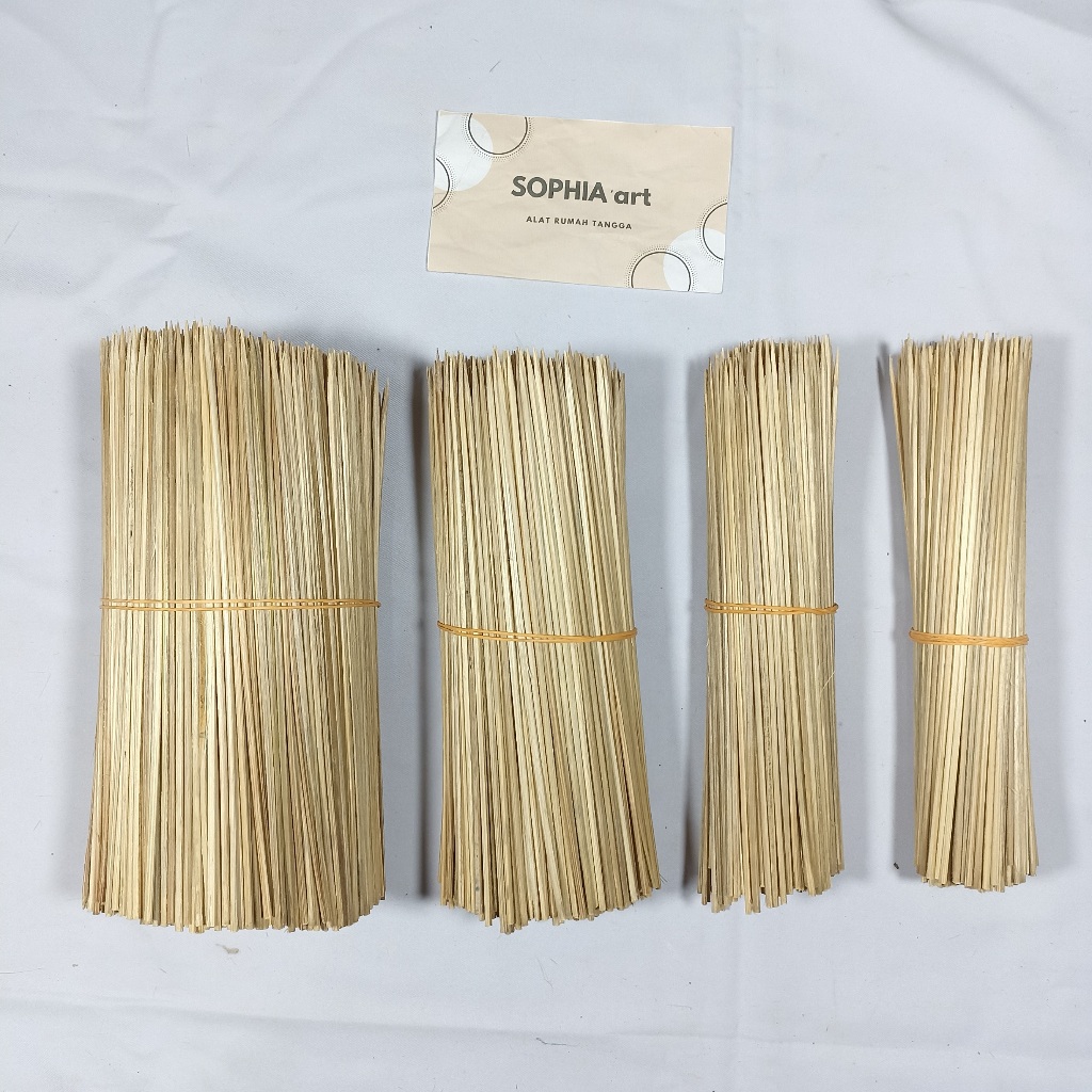 TUSUK SATE (1KG) AYAM KAMBING BAMBU BULAT RUNCING HALUS BERSIH PENTOL CILOK SOSIS DAGING TUSUKAN 100