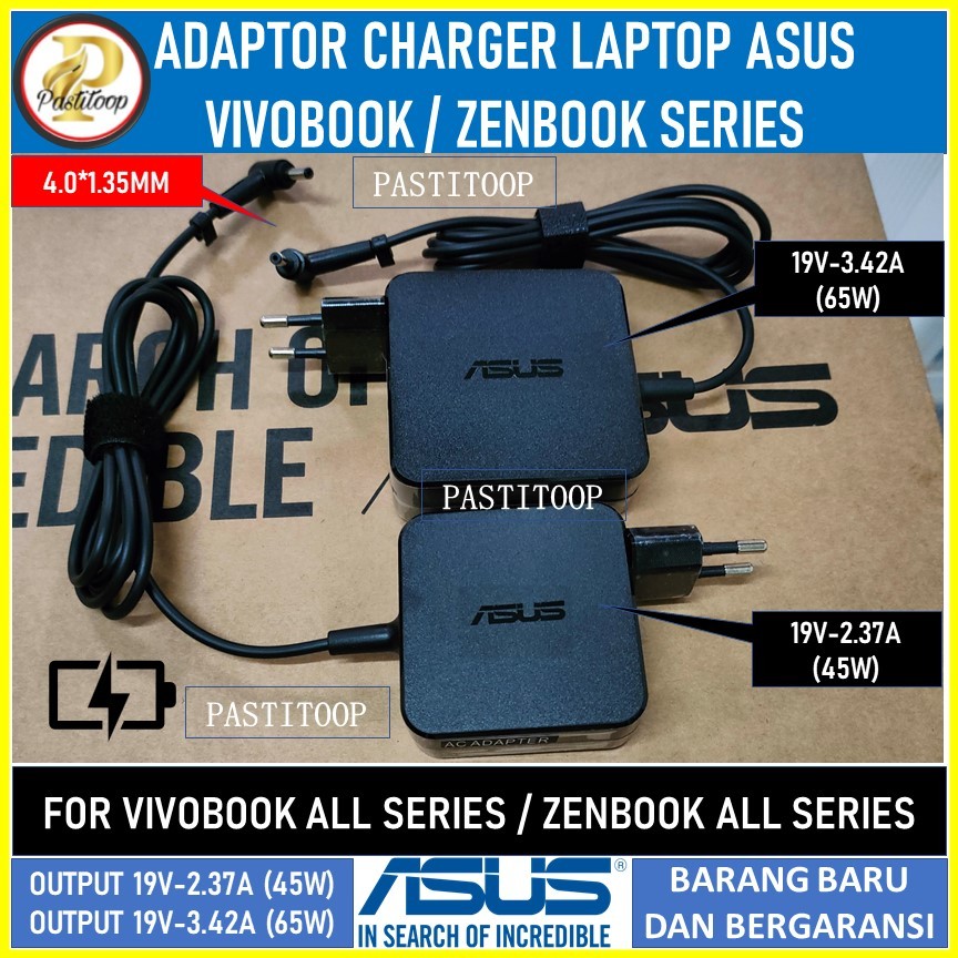 Adaptor charger laptop asus vivobook zenbook series original