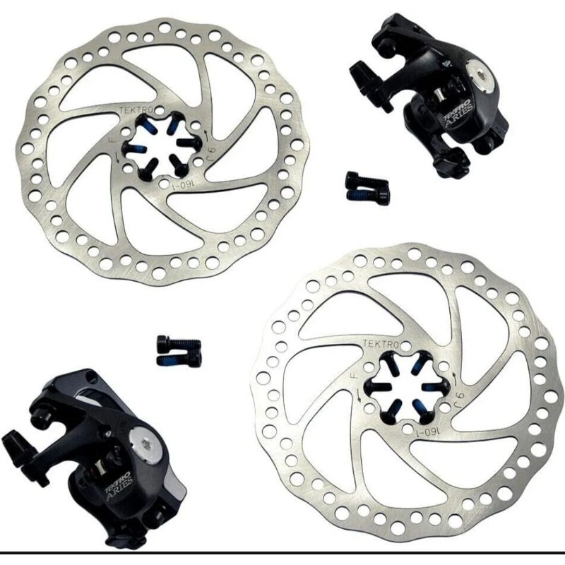 Kaliper Rotor Tektro Mechanical Polygon Rem Mekanik Disc Brake Sepeda - Tektro Aries -
