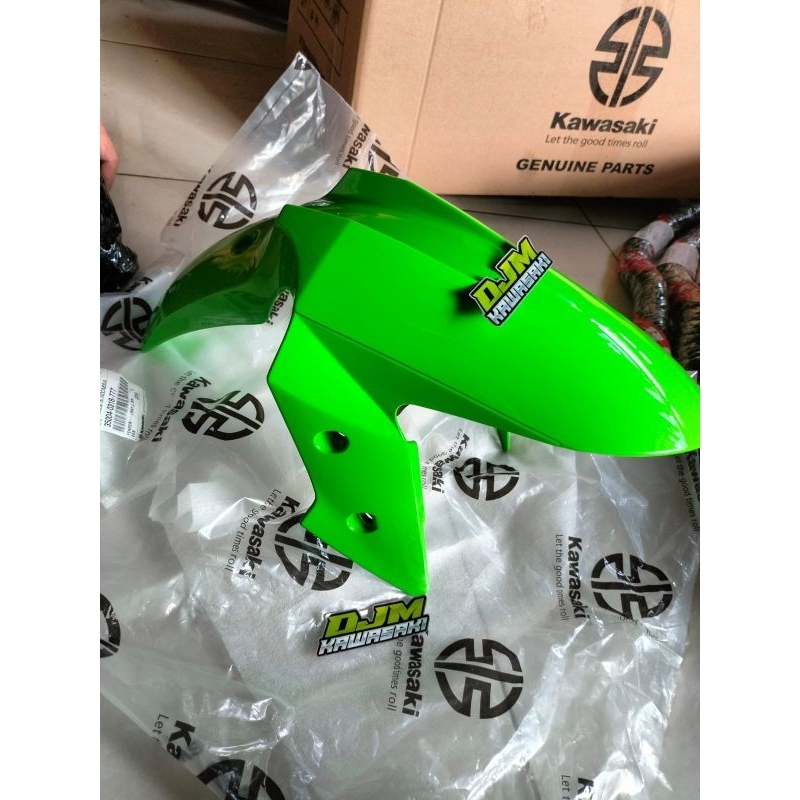 Spakbor depan Ninja 250 fi 2012-2017 hijau Original kawasaki