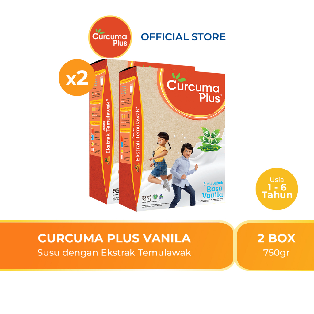 

Curcuma Plus Susu Bubuk Memperbaiki Nafsu Makan Ekstrak Temulawak Rasa Vanilla 750gr [Paket isi 2]