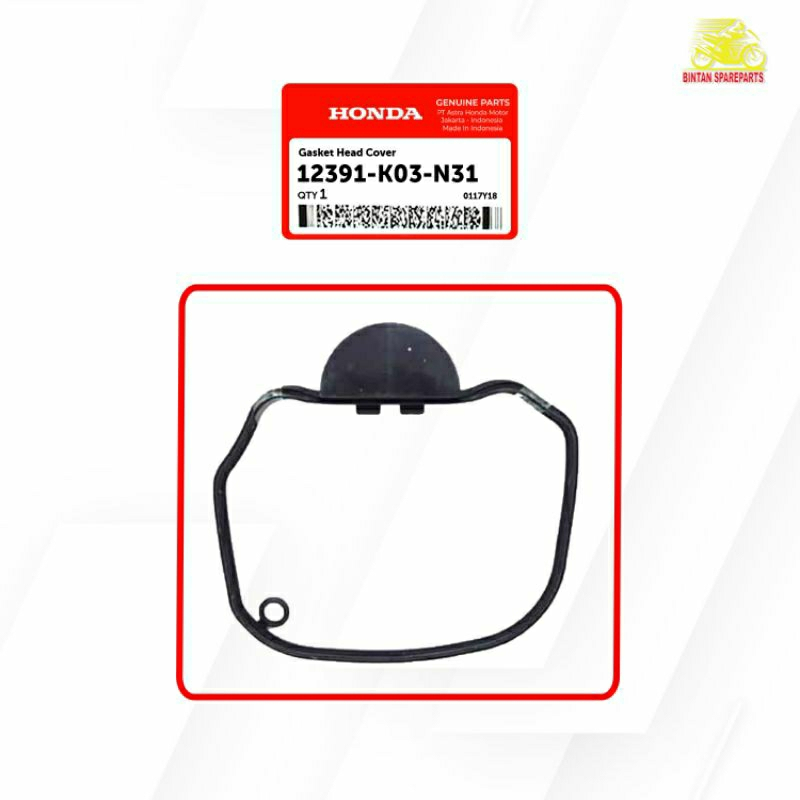 Paking Blok Head Gasket Head Cover 12391 K03 N31