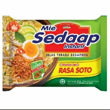 

MIE INSTAN SEDAAP SOTO ORIGINAL @75g