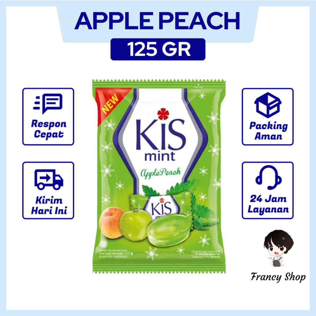 

Permen Kis Apple 125 gr - 50pcs