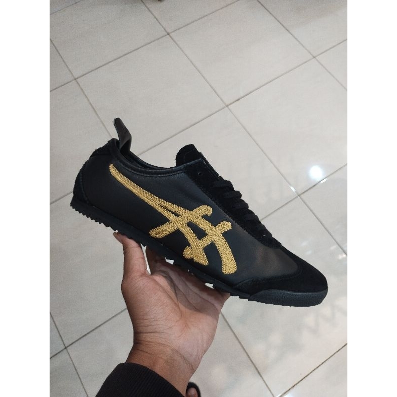 Onitsuka Tiger Mexico 66 Black Gold Japan Market