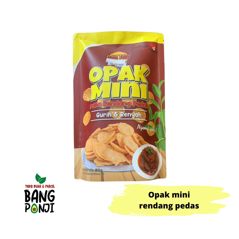 

ALPUKAT BANG PANJI-Opak mini rendang