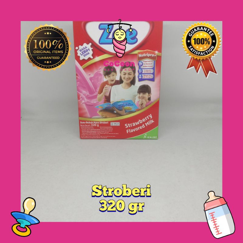 

Susu Formula Anak Ze Zee Stroberi Strawberry 320 gr 320g