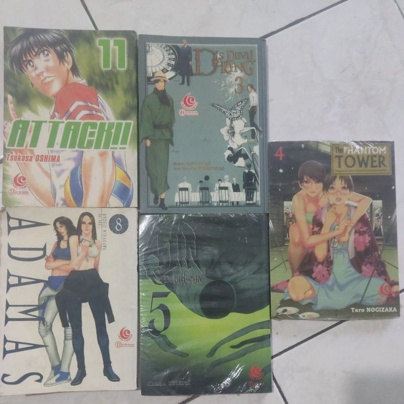 komik dewasa level comics cabutan attack, adamas, devil king, jekyll& hyde, ajin demi human, phantom