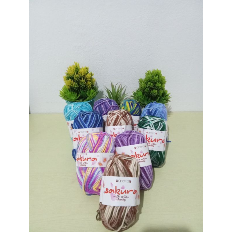 BENANG RAJUT SEMBUR/BENANG RAJUT MILCO SEMBUR/BENANG RAJUT WARNA WARNI/BENANG RAJUT MOTIF/BENANG RAJ