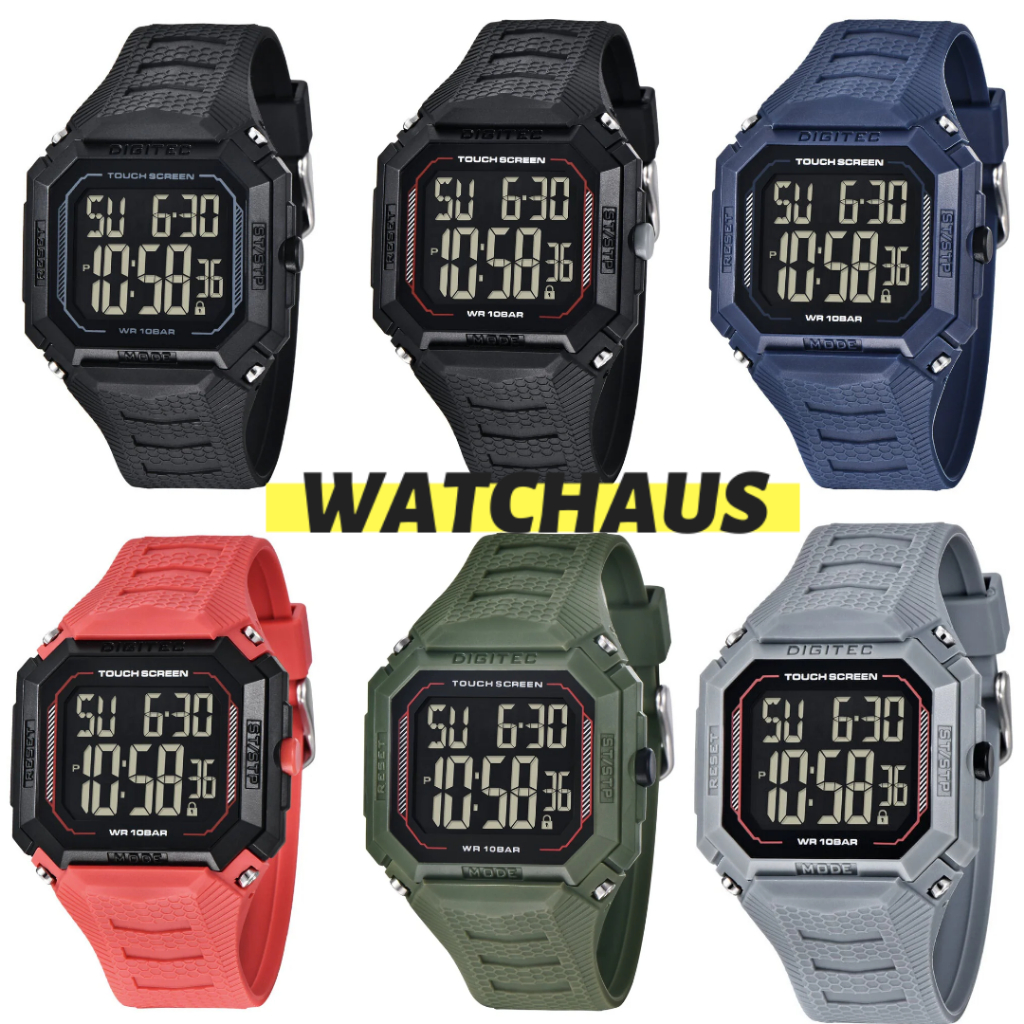 JAM TANGAN PRIA DIGITEL DS8085T DS 8085T DS-8085T DIGITAL RESIN/ KARET/ RUBBER STRAP