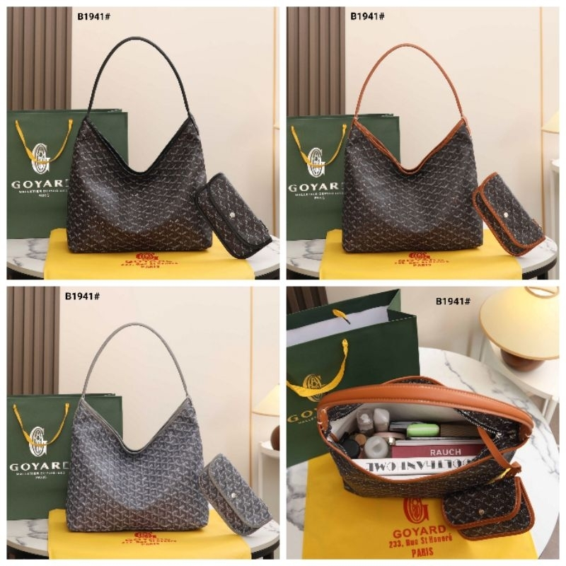 TAS GOYARD ST. LOUIS HOBO BAG WANITA IMPORT FREE PAPERBAG