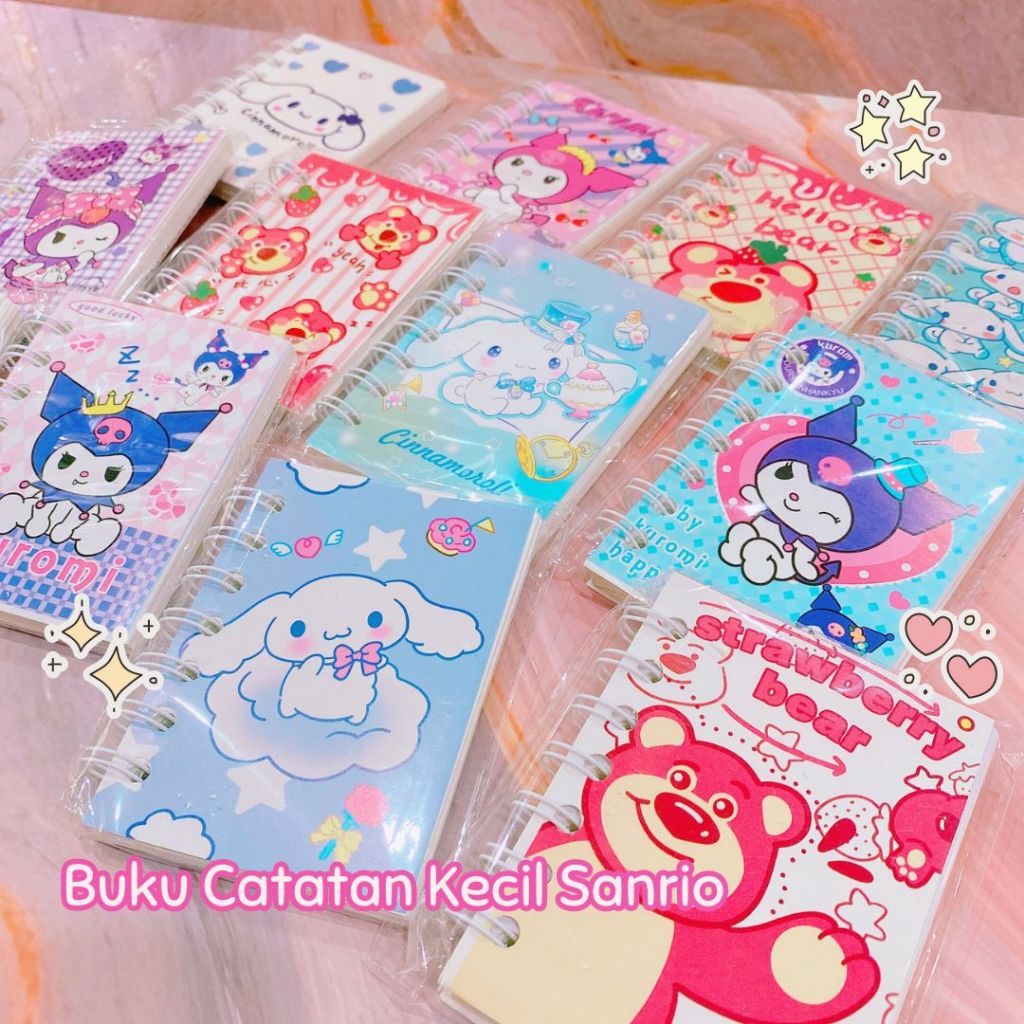 

Buku Catatan Kecil Sanrio Buku Note Book Mini Sanrio Ukuran A7 Catatan Kecil Serbaguna MURAH