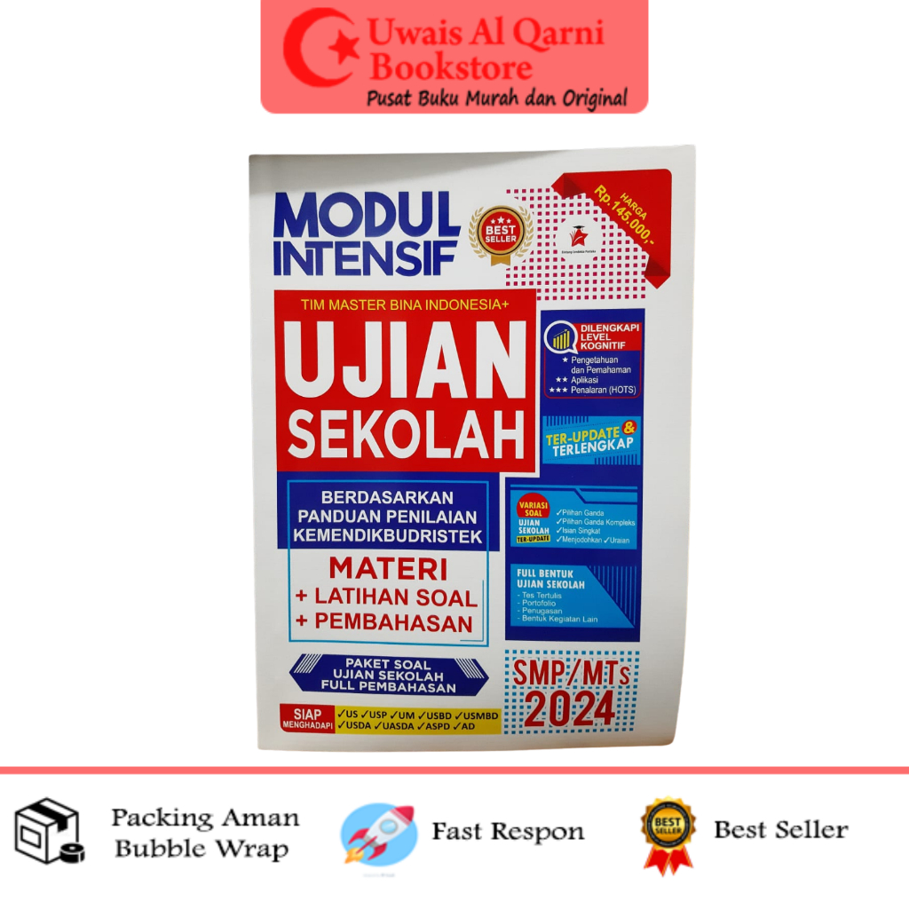 

BEST SELLER ORIGINAL MODUL INTENSIF UJIAN SEKOLAH SMP/MTS 2024