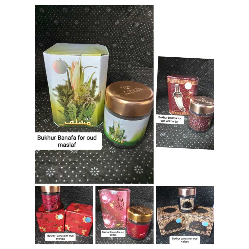 Bukhur Original Arab Saudi - Banafa For Oud - Bin Gadim - Buhur Dupa Arab Menyan Original Arab Saudi