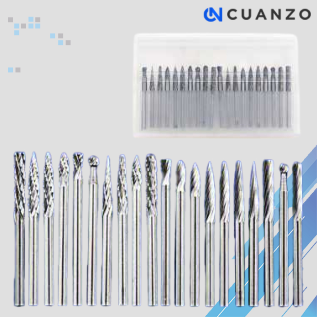 Mata Bor Tungsten Carbide Drill Bit 3mm 20 PCS / Mata Bor Pembolong Pelubang Lubang Pelobang Ukir Pe