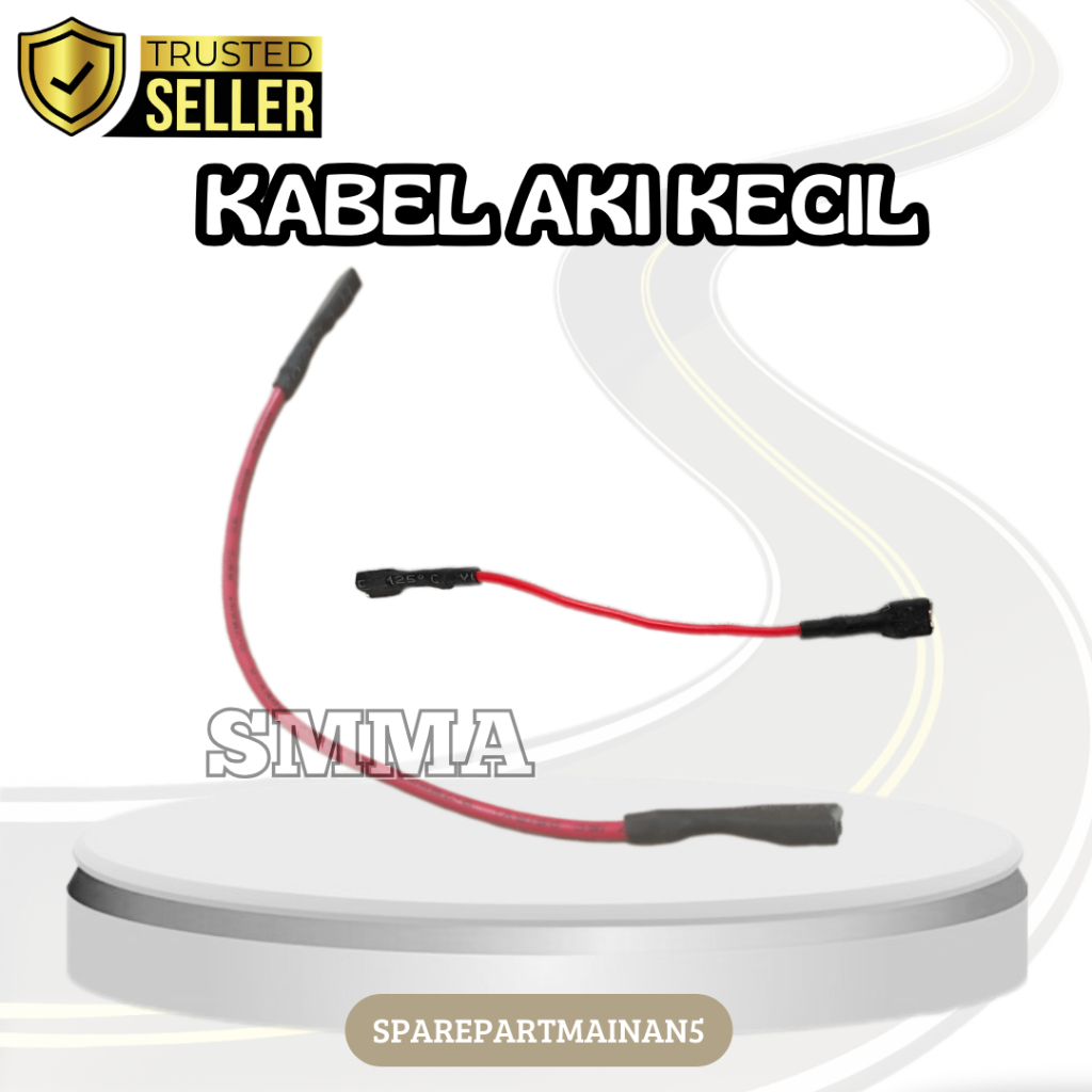 SMA5 || Kabel Aki Merah Kecil Mobil Motor Mainan Aki Remot