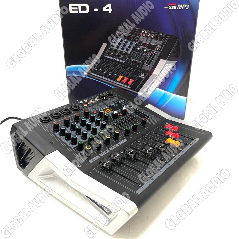 Power Mixer Blackspider ED-4 4 Channel Original ed4 ED 4 Mixing 4 bagus ( Bisa COD )