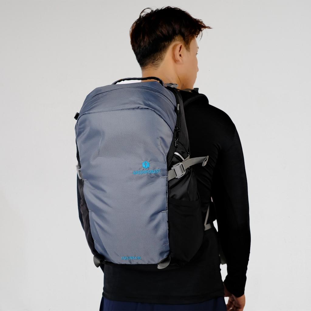 Backpack Outdoor - Tas Ransel Slot Laptop Pria dan Wanita Greenforest Lizard 35L