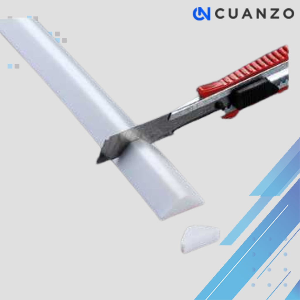 Lis Strip Pintu Sealing Strips Water Stopper Bar 1m / Strip Penutup Penghalang Debu Serangga Bawah P