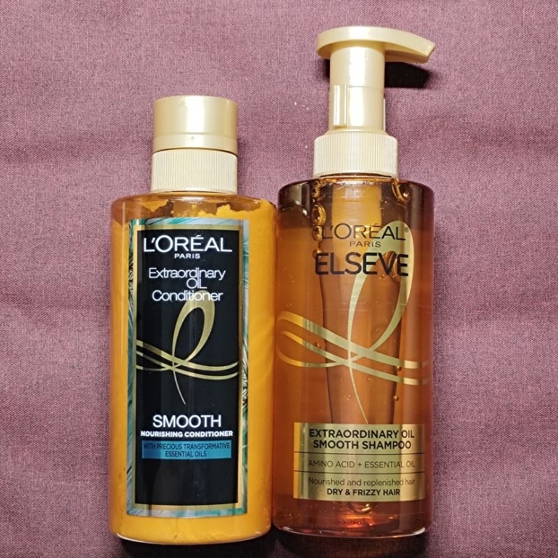 LOreal Paris Extraordinary Oil Premium Shampoo Smooth Conditioner - 440ml
