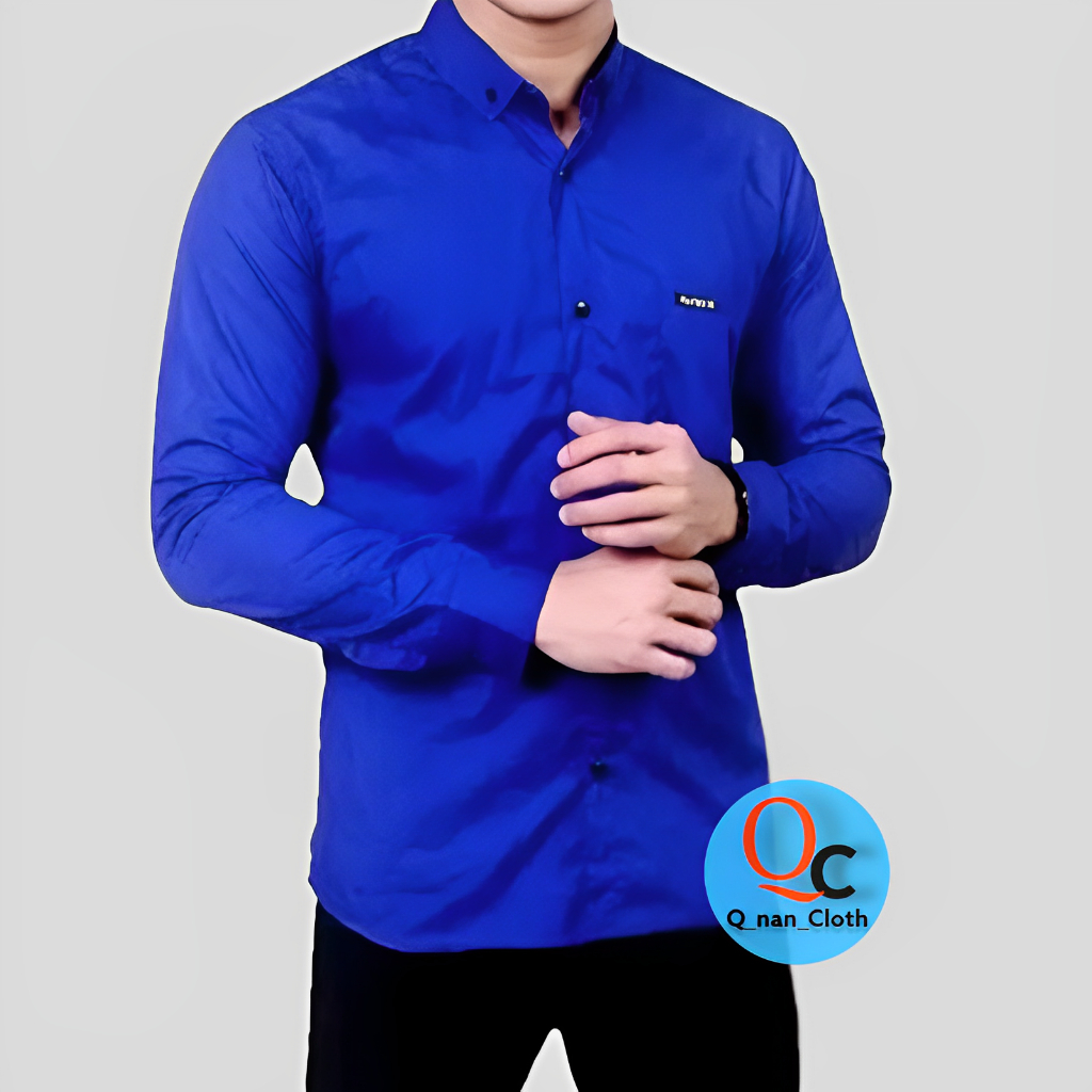 Kemeja polos Lengan Panjang, Kemeja Pria Lengan Panjang, Kemeja polos pria