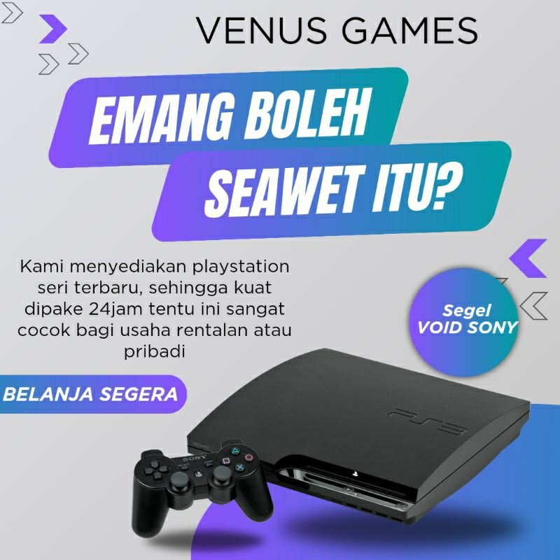 PS3 SLIM SERI 30xxx 160gb/250gb/500gb