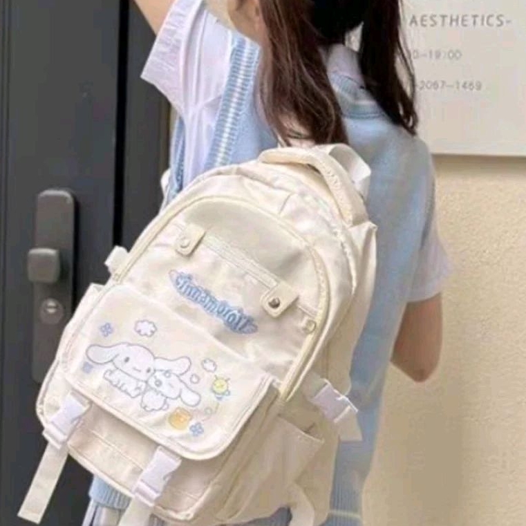 TAS RANSEL BACKPACK IMPORT CINNAMOROLL / BACK PACK CINNAMOROLL / TAS SEKOLAH IMPORT CINNAMOROLL / RA
