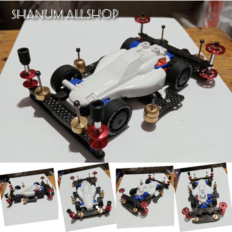 TAMIYA SIDE DAMPER ASTUTE CHASIS SUPER 2 CARBON ORIGINAL
