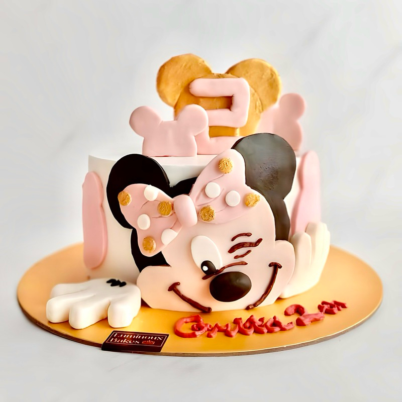 

MINNIE MOUSE 3D FONDANT CAKE