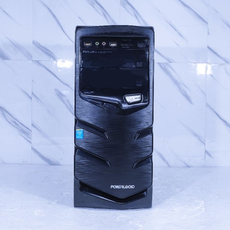 PC Rakitan Casing PowerLogic Futura Neo XV500 Motherboard ASUS H61M-C Intel G2030 RAM 4GB HDD 500GB 