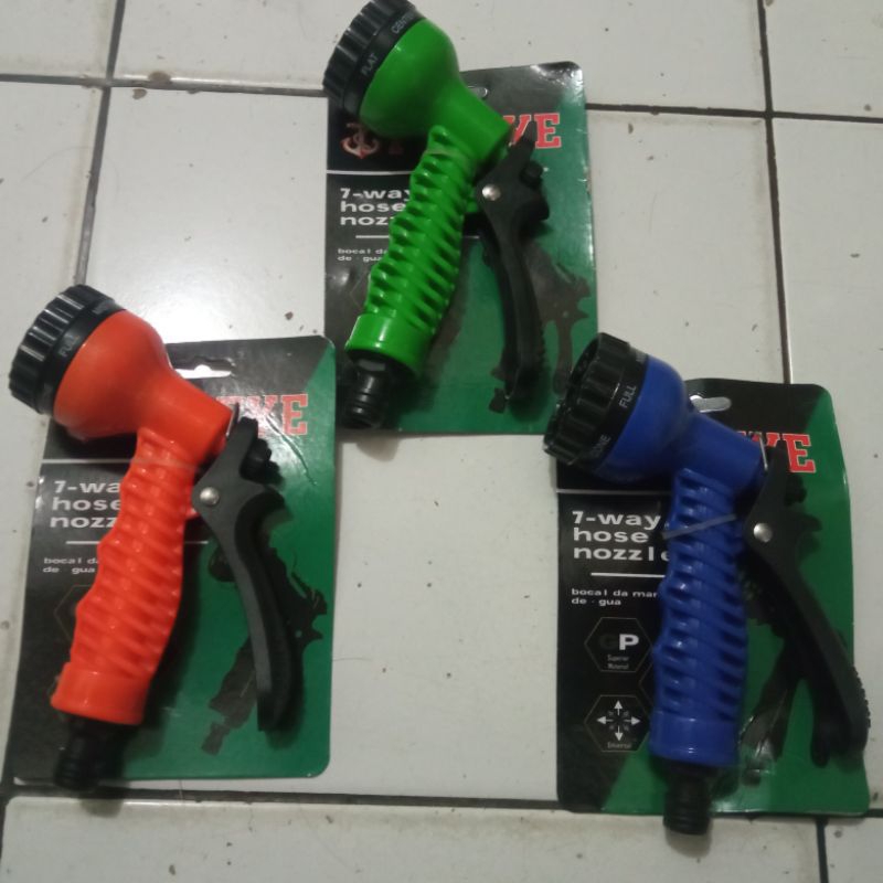 kepala semprotan air 7 fungsi/kepala semprotan selang air