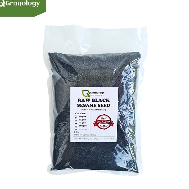 

Readystock Biji Wijen Hitam Black Sesame Seed 1 kilogram by Granology