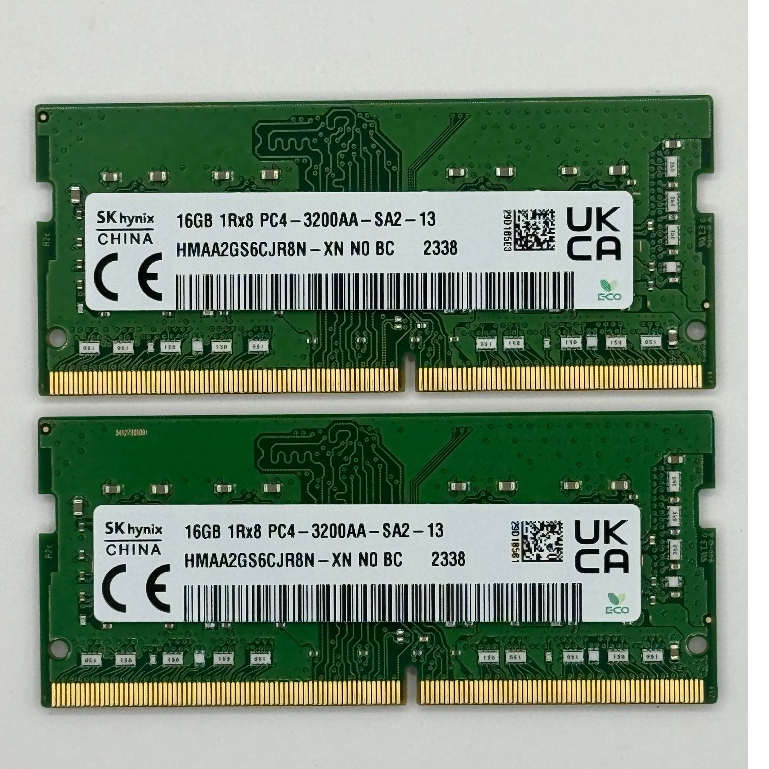 SK hynix 16GB DDR4 PC25600 3200Mhz Sodimm