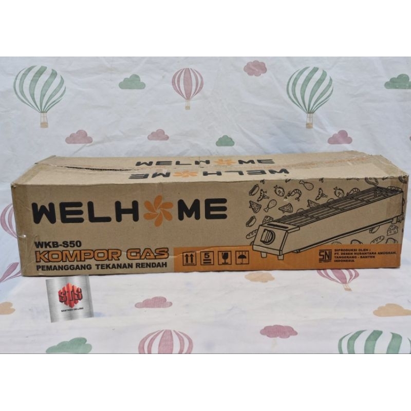 Kompor Pemanggang Gas Welhome WKB-S50