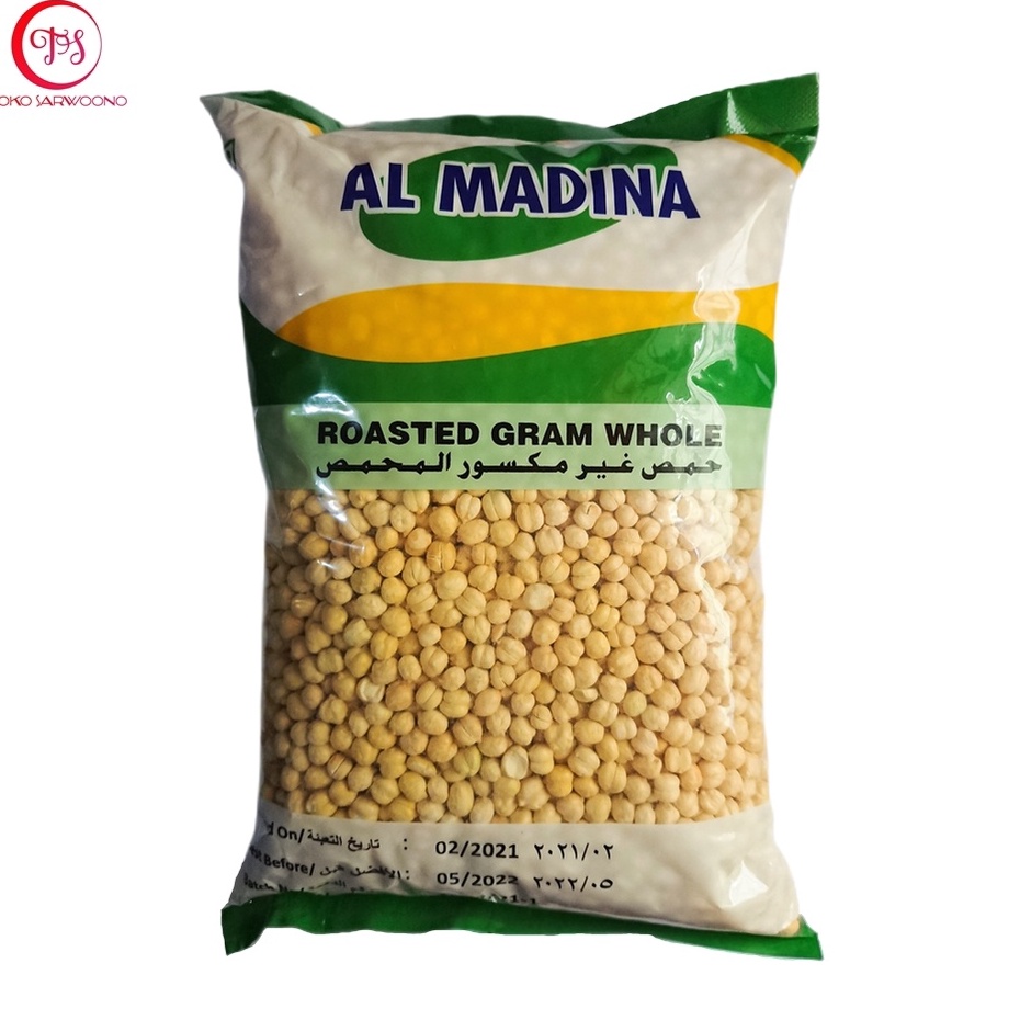 

Kacang Arab Al Madina 1 Kg Original Roasted Chickpea Hummus