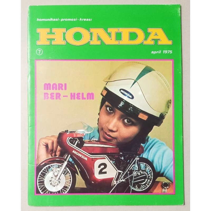 Majalah Motor Honda no.7 / April 1975 : Bonus poster Honda S-90 Z