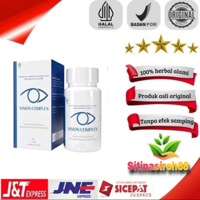 Obat Mata Vision Complex Asli Obat Katarak Minus Bpom