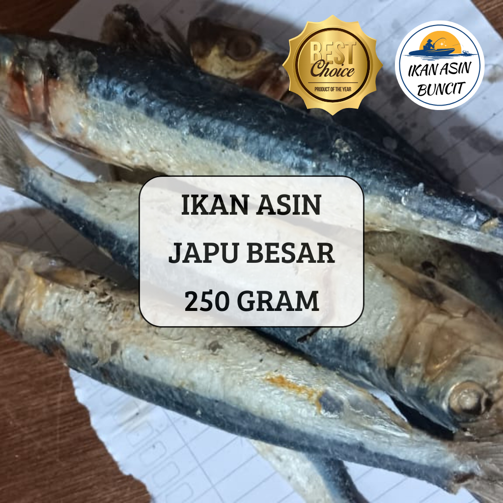 

IKAN ASIN JAPU BESAR 250 GRAM