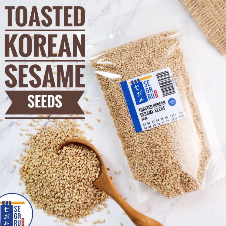 

Klasik Wijen Putih Sangrai Korea Halal Biji Wijen Panggang