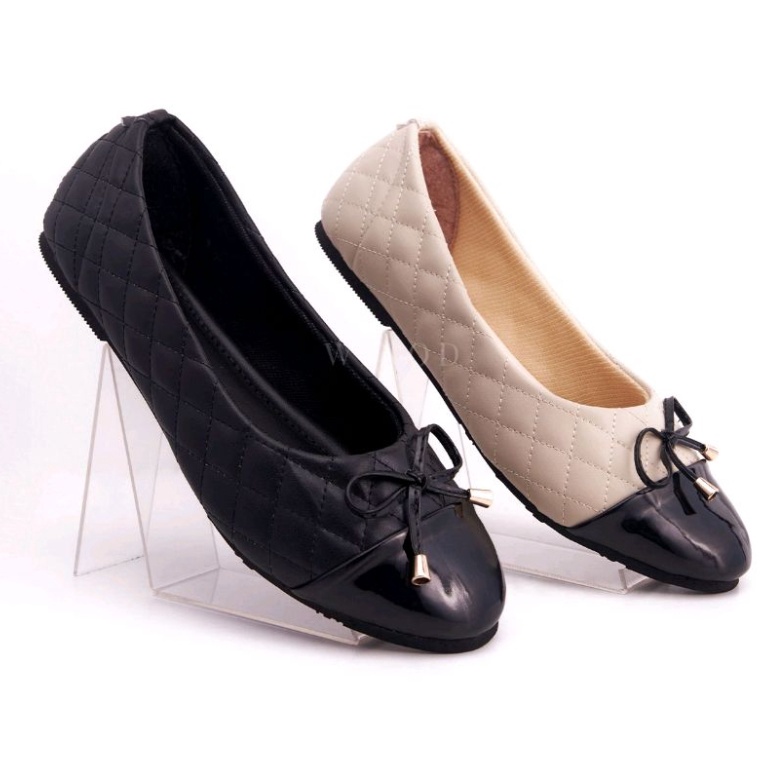 Paling Dicari WINOD  Tyra Flatshoes  Sepatu Kantor Wanita  Sepatu Kerja Wanita  Sepatu Hitam Wanita