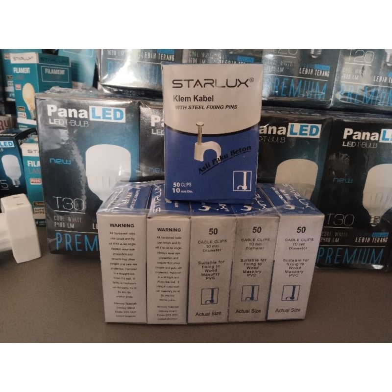 KLEM KABEL PAKU BETON 10MM STARLUX