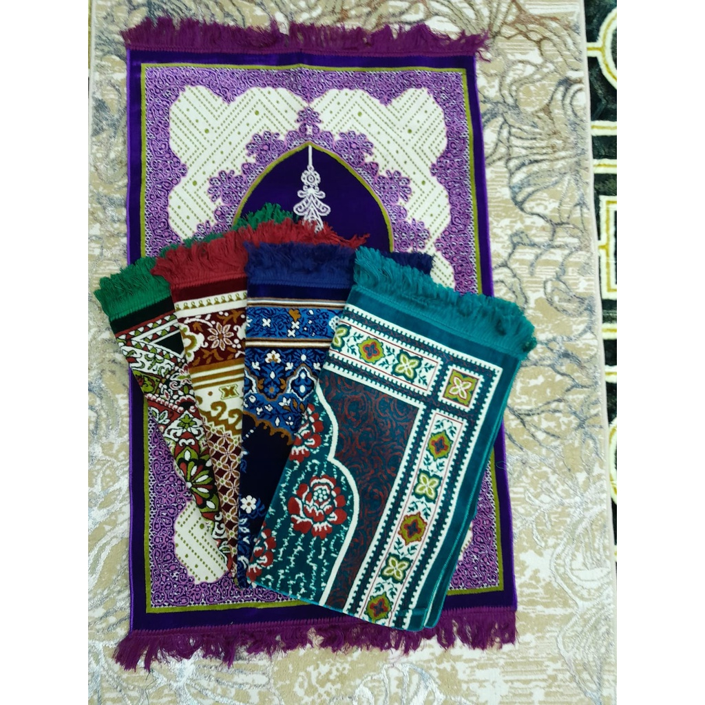 Sajadah Kano Velour Premium Turkey Original Standar 70 x 110 | Sajadah Exclusive Turkey | Sajadah Mo