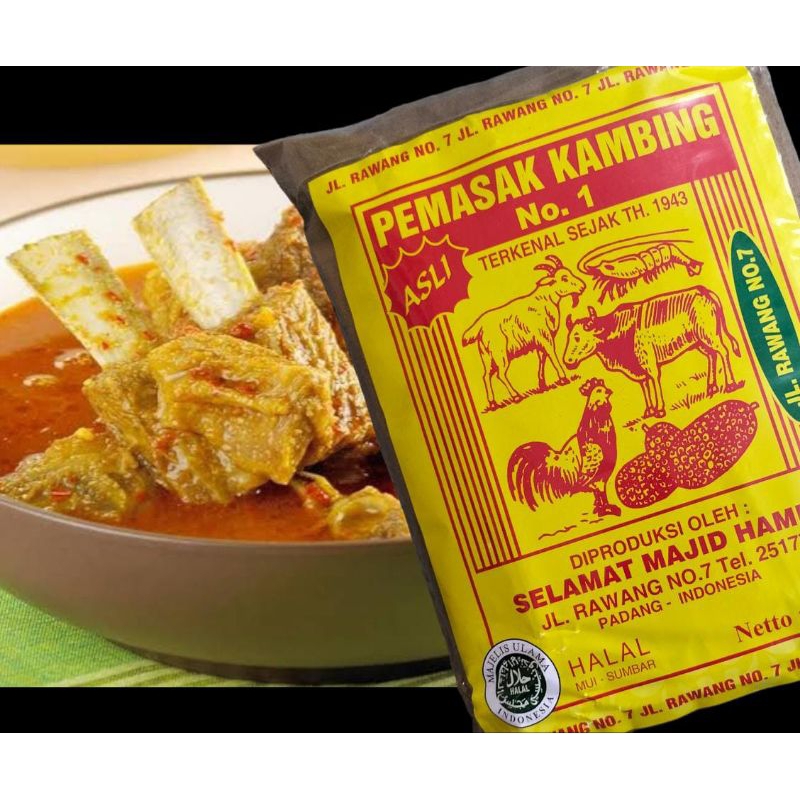 

PEMASAK KAMBING 1 KG CAP PRODUKSI SELAMAT MAJID HAMID