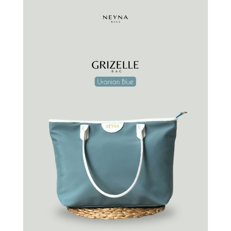 Grizelle Bag by Neyna tas wanita dewasa jingjing selempang Uranian Blue bahan Nylon